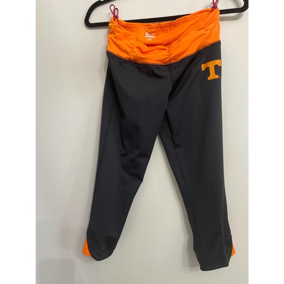 Womens KA Knights Black & orange Univ of Tennessee Athletic Crop leggings SZ S - Picture 1 of 8